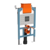 VitrA V-Fix Prime 0.82m Reduced Height Concealed Cistern & Frame Cut Out 1